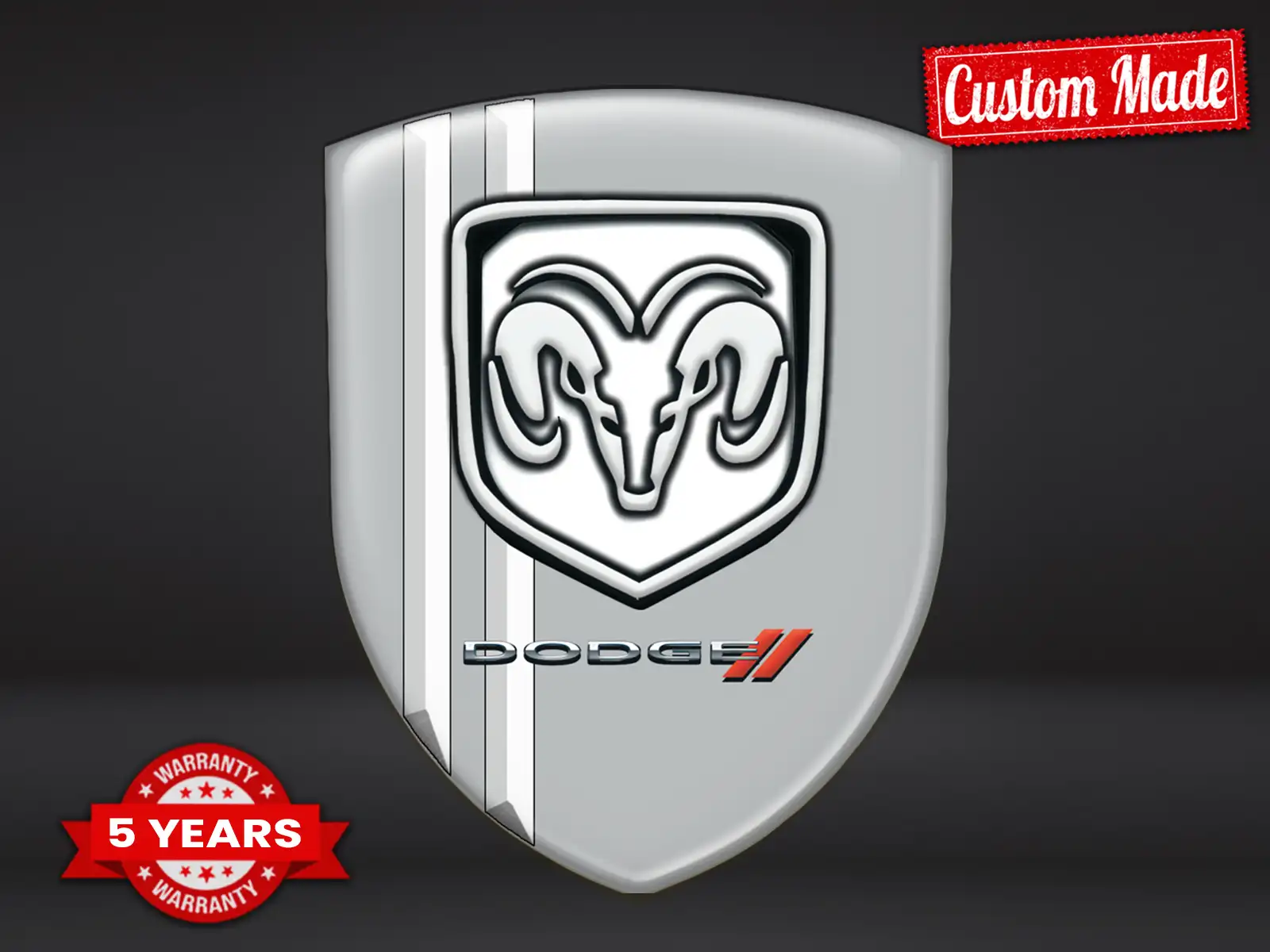 Dodge Logo Als Aufkleber Robust Hochwertig Professionell